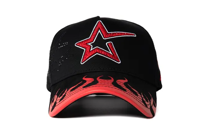 Gorra Cash Only Red Star Flame