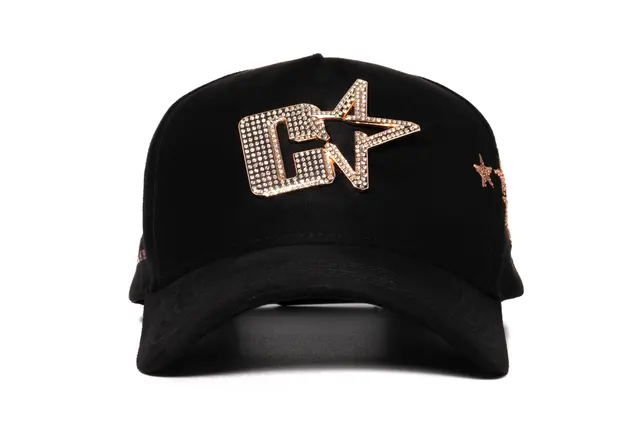 Gorra Cash Only Star Club Checker Gold