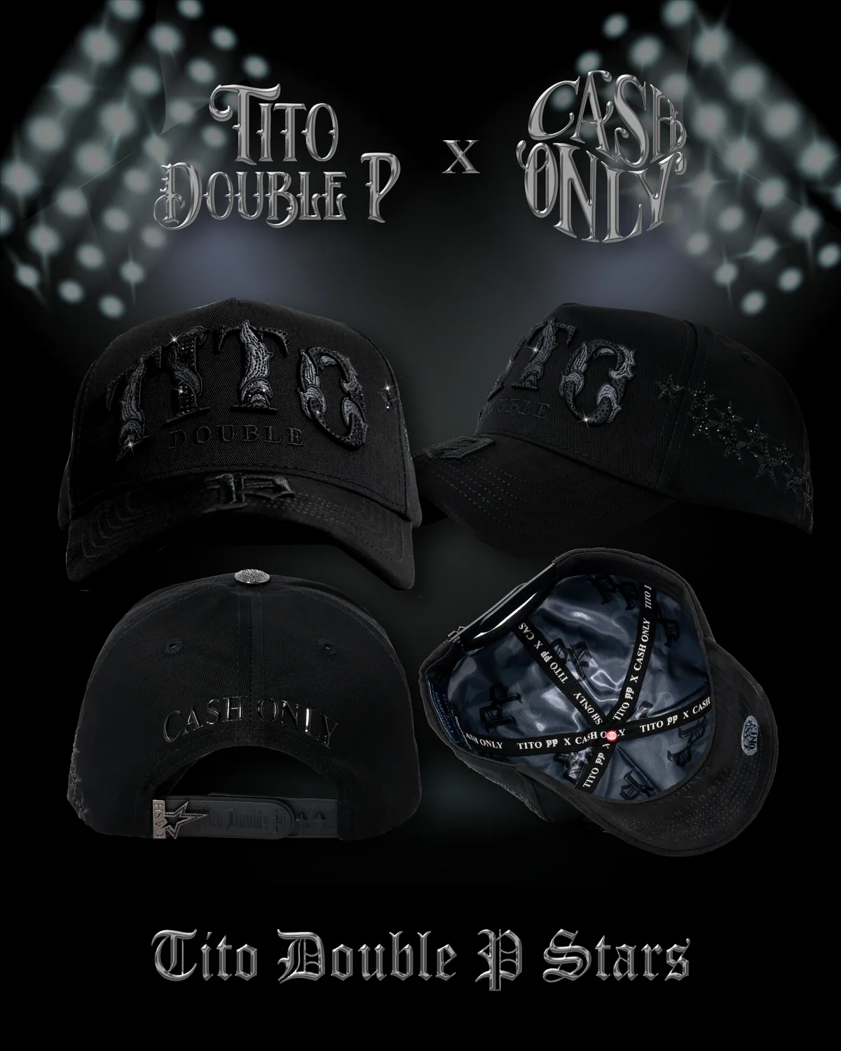 Gorra Cash Only Tito Double P Stars